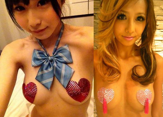 日本人 乳首 ニプレス エロ画像