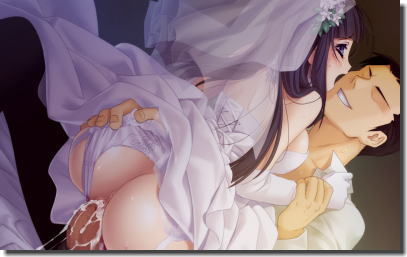 ウェディングドレス セックス 初夜 二次元 エロ画像 ②