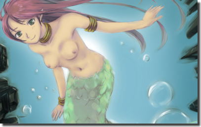 人魚 マーメイド おっぱい 二次元 エロ画像 ②