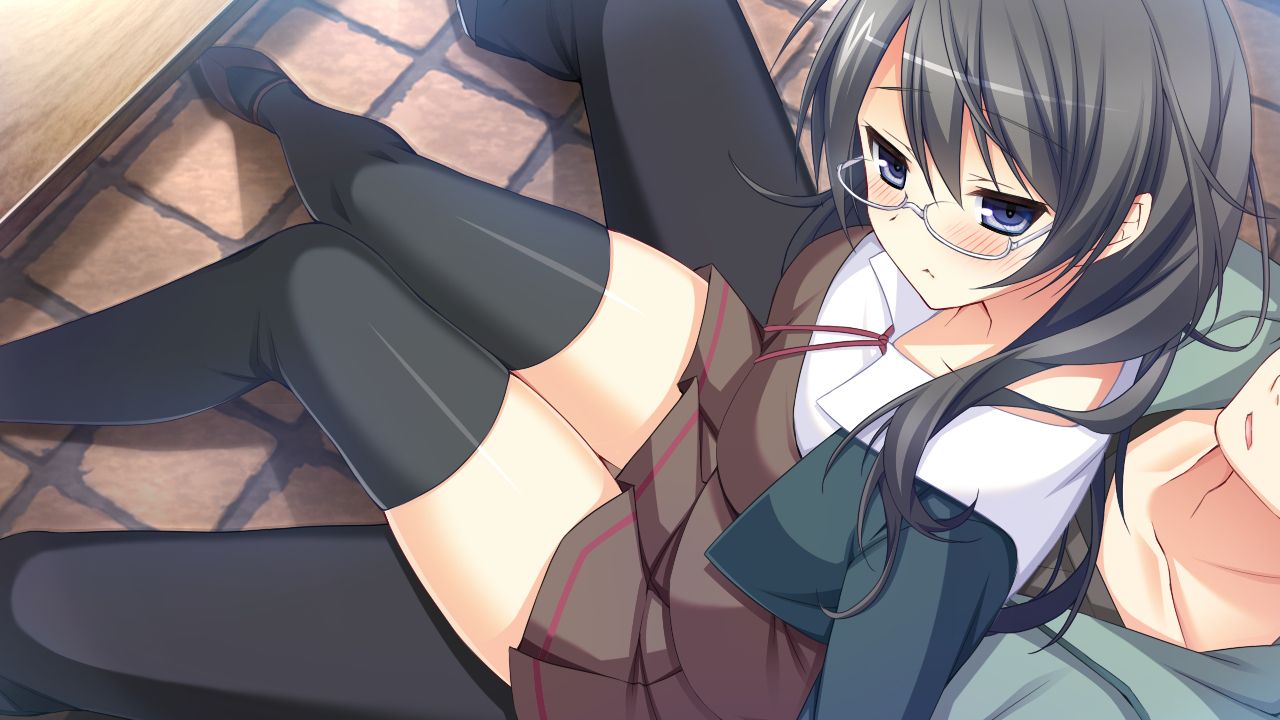【二次・ZIP】太ももとお尻が堪らんニーソ娘の２次画像
