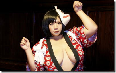 体全体がムチムチしてるぽっちゃり系コスプレイヤーのエロ画像 ③
