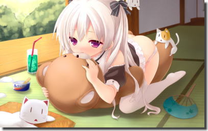 ぬいぐるみと女の子がエッチで萌える二次元エロ画像 ③