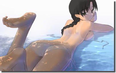 日焼けした女の子や褐色娘のメラニン多めな二次元エロ画像 ②