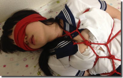 セーラー服限定の女子用学校制服緊縛拘束エロ画像 ②