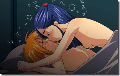ディープキス・フレンチキス！濃厚な二次元レズキスエロ画像 ②
