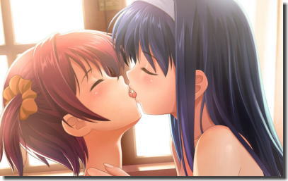 ディープキス・フレンチキス！濃厚な二次元レズキスエロ画像 ④