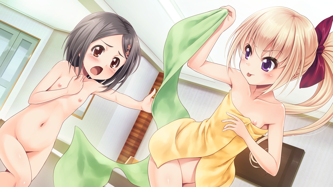 【二次・ZIP】直ぐに襲えるバスタオル一枚の裸タオル娘の虹画像