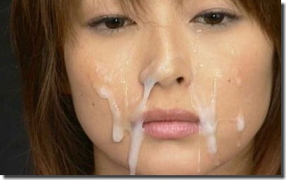 これが女のザーメン顔!ぶっかけた直後の顔射エロ画像 ④