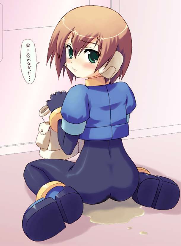 トイレ 間に合わない おしっこ お漏らし 二次元 エロ画像【14】