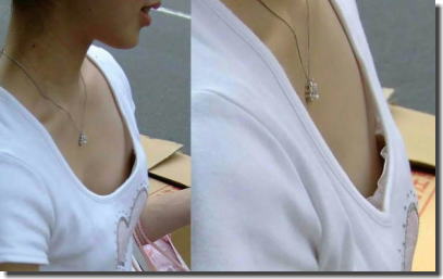 ちっぱいなおっぱいがちょっぴり膨らむ着衣貧乳エロ画像 ③