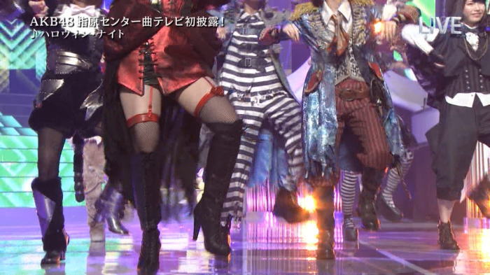 THE MUSIC DAYでAKB柏木由紀のドスケベガーター姿