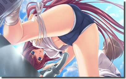 ブルマのハミパンや食い込み直しパンチラの二次元エロ画像 ③