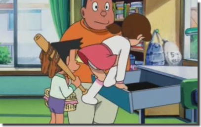 ドラえもんのしずかちゃんがパンチラしてる二次元エロ画像 ①