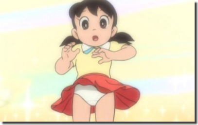 ドラえもんのしずかちゃんがパンチラしてる二次元エロ画像 ②