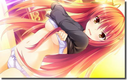 上着を脱いでるお着替えシーン限定の二次元脱衣エロ画像 ④