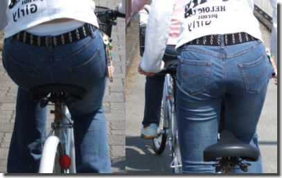 ジーパン街撮り！お尻がデニムジーンズ穿いてるエロ画像 ②