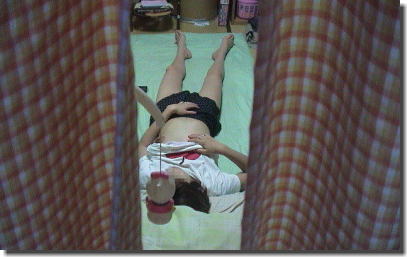 自慰盗撮！プライベートオナニーを隠し撮りしたエロ画像 ②