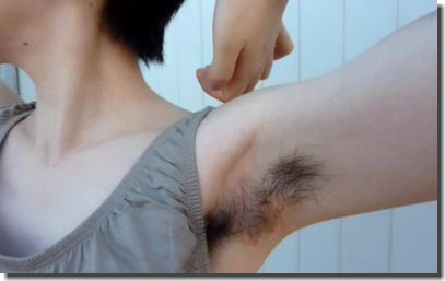 素人が普通にワキ毛を生やしているヘアな腋フェチ画像集 ③