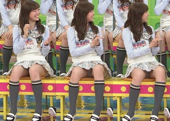 「NMBとまなぶくん」で渡辺美優紀がパンチラ！！（GIF動画あり）
