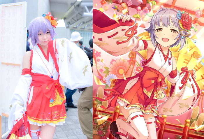 【画像】三次元コスプレイヤーと元ネタの二次元キャラを並べた画像貼る