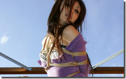 美女緊縛！縄で縛り付けて鑑賞したい捕縛美人のエロ画像 ③