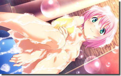 お風呂で体を洗ったり友達と洗いっこしてる二次元エロ画像 ③