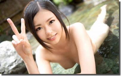 美女が露天風呂や温泉に入浴している美人の湯のエロ画像 ④