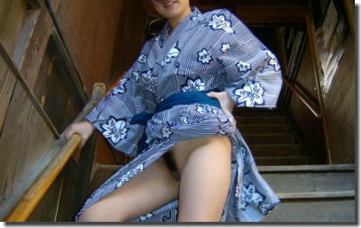 着物・浴衣・振袖からマン毛が出た和服でノーパンエロ画像 ②