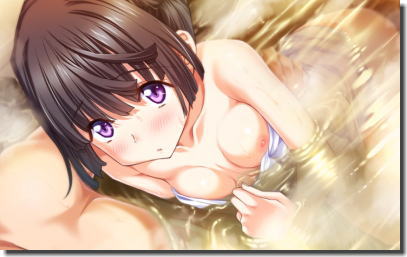 男女が一緒にお風呂入って恥ずかしがってる二次元エロ画像 ①