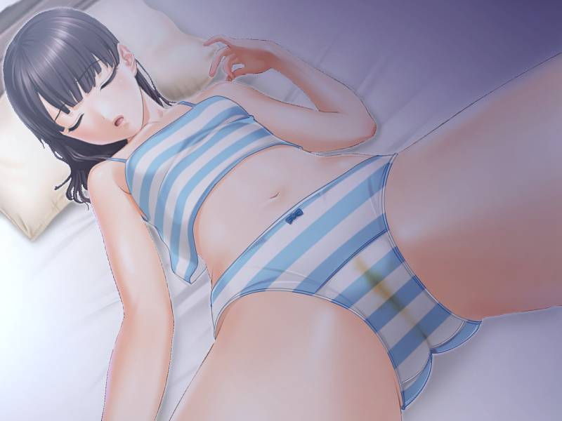 マン汁 お漏らし パンツ 染み 二次元 シミパン エロ画像【20】