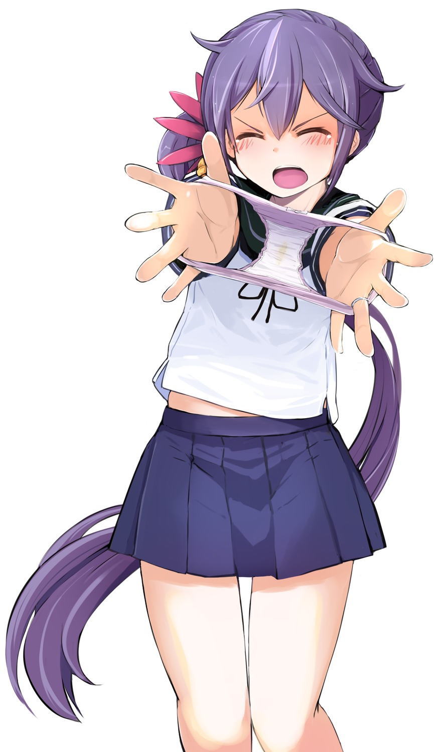 マン汁 お漏らし パンツ 染み 二次元 シミパン エロ画像【38】