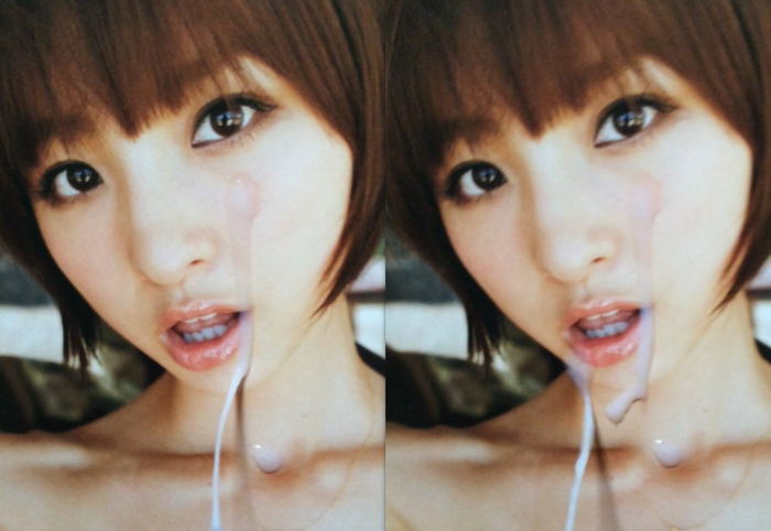 アイドルにホワイトソースがかかってるエロ画像 part5