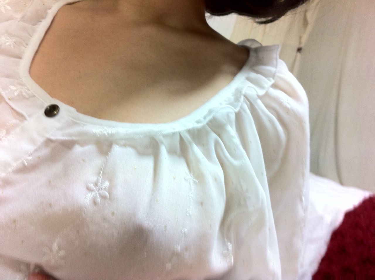 透けパン 透けブラ ノーブラ 透け乳首 家庭内 エロ画像【13】