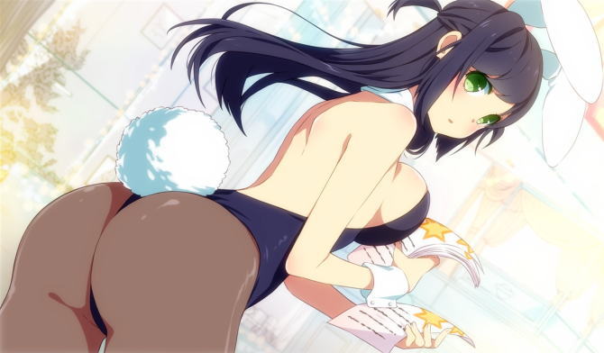 【二次・ZIP】エッチな接待して下さい！とお願いしたいバニーガール娘の2次画像