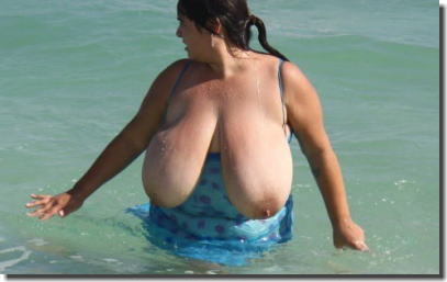 おデブな外国人のおっぱいが巨乳や爆乳なエロ画像 ④
