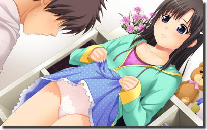 水玉パンツ・ドット柄パンツは可愛い二次元エロ画像 ①