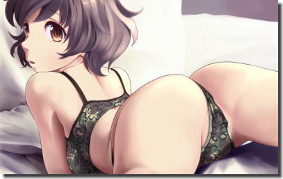 Tバックが食い込んだセクシーなお尻の二次元エロ画像 ②