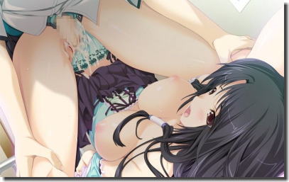 横ずらしパンツでセックスしてる二次元エロ画像 ①