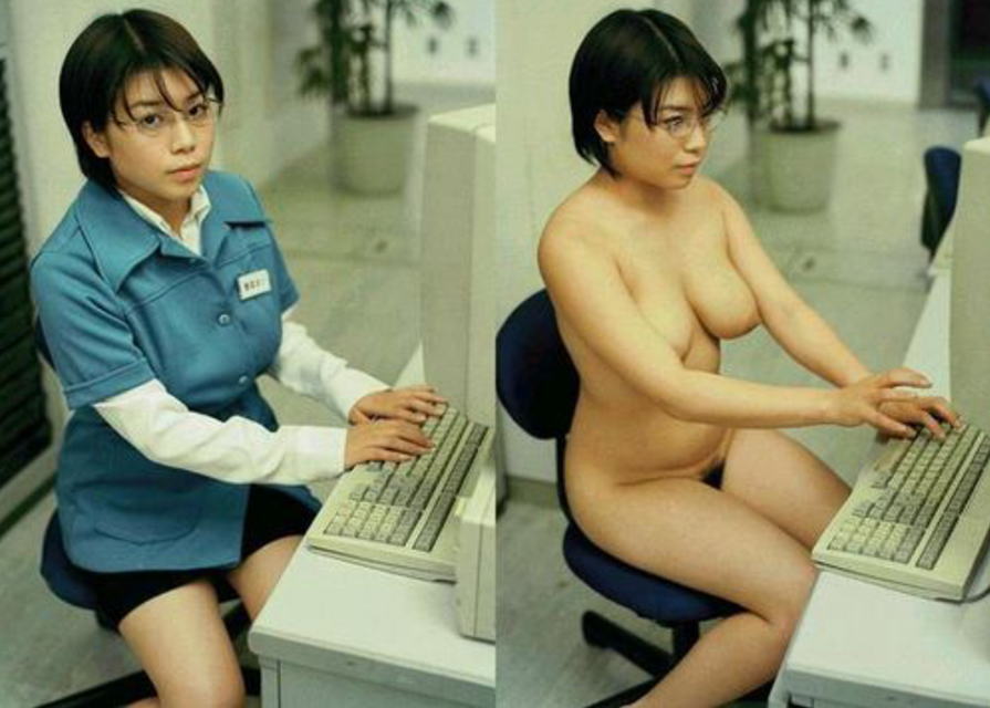 おっぱいメガネと陰で呼びたい巨乳眼鏡OLのエロ画像