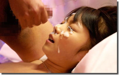 女性の顔を精子で汚した顔射ぶっかけエロ画像 ①
