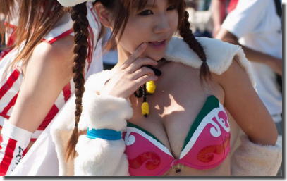 コミケの巨乳美女発掘！可愛いおっぱいコスプレイヤー画像集 ①