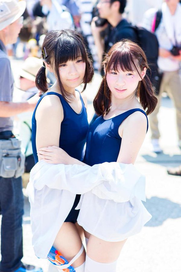 貧乳 おっぱい コミケ スク水 コスプレイヤー エロ画像【9】