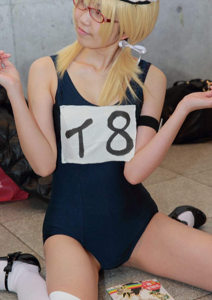 貧乳 おっぱい コミケ スク水 コスプレイヤー エロ画像【12】