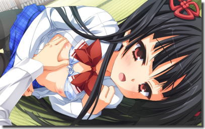 貧乳娘のおっぱいを揉むペチャパイモミの二次元エロ画像 ①