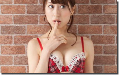 下着モデルが抜けるランジェリーカタログのエロ画像 ②