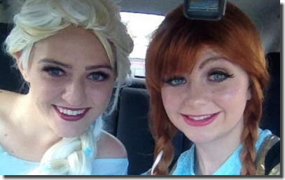 外国人がアナと雪の女王のエルサのコスプレしてる画像集 ②