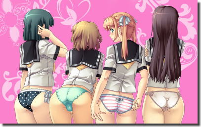 夏用セーラー服が爽やかな二次元JKのエロ画像 ④