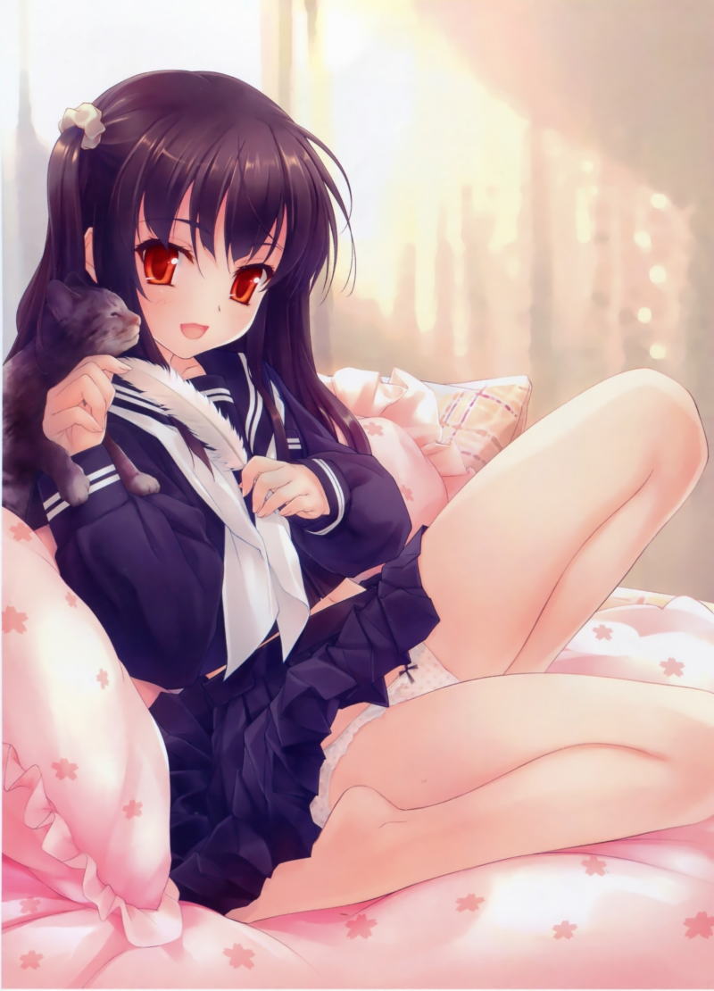 JK シック 冬用 セーラー服 二次元 エロ画像【5】
