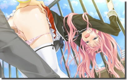 制服JKが彼氏と学校でセックスしてる二次元エロ画像 ③