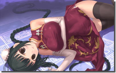 パンチラしやすいチャイナドレスの二次元エロ画像 ②